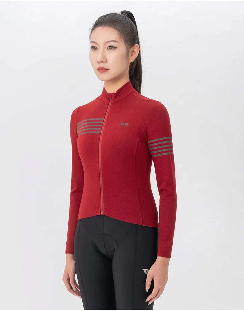 Women’s Windproof Thermal Cycling Jacket for Spring & Autumn Rides - Image 20