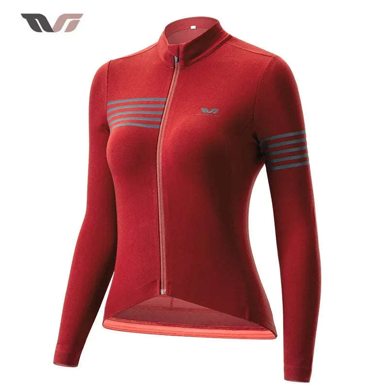 Women’s Windproof Thermal Cycling Jacket for Spring & Autumn Rides - Image 25