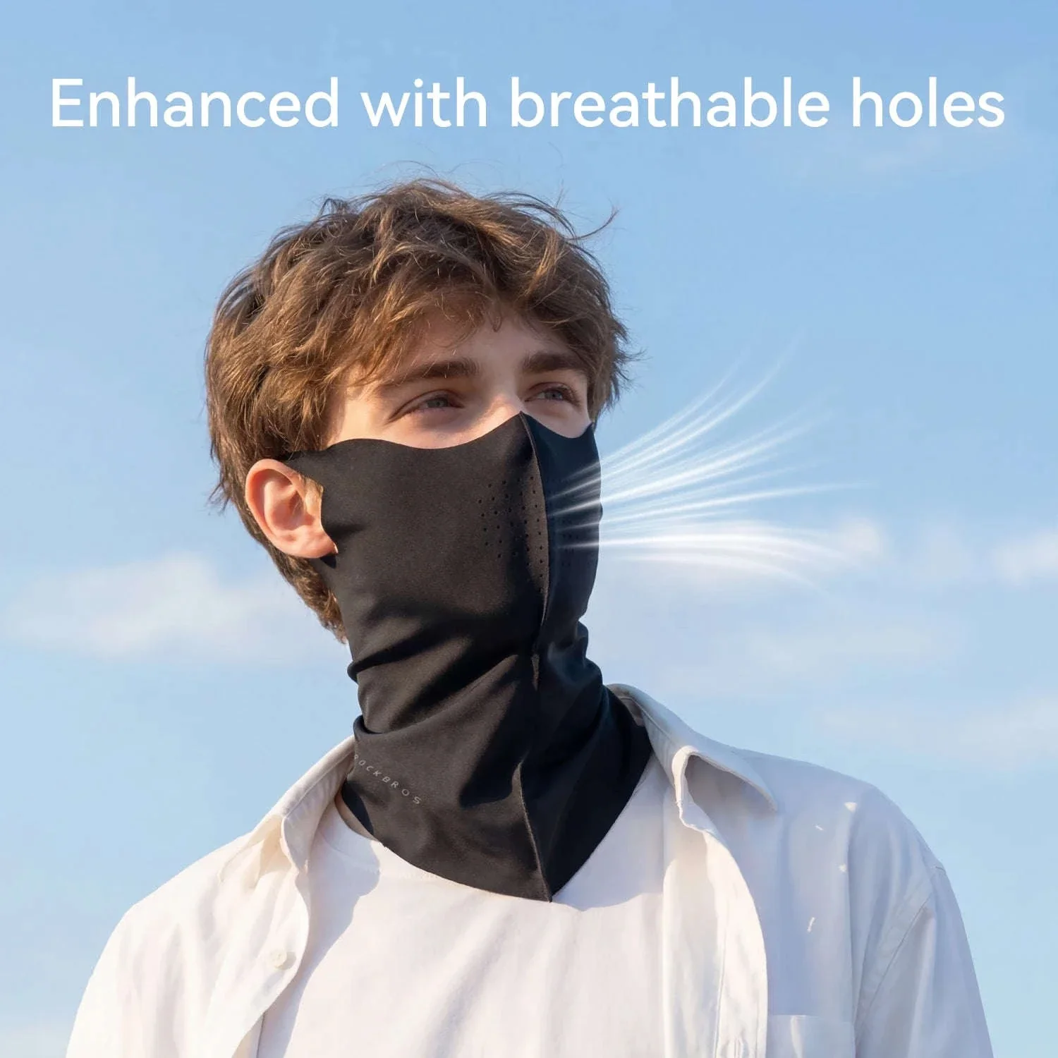 UV Protection Ice Silk Face Scarf Cycling Mask Neck Cover - Image 2