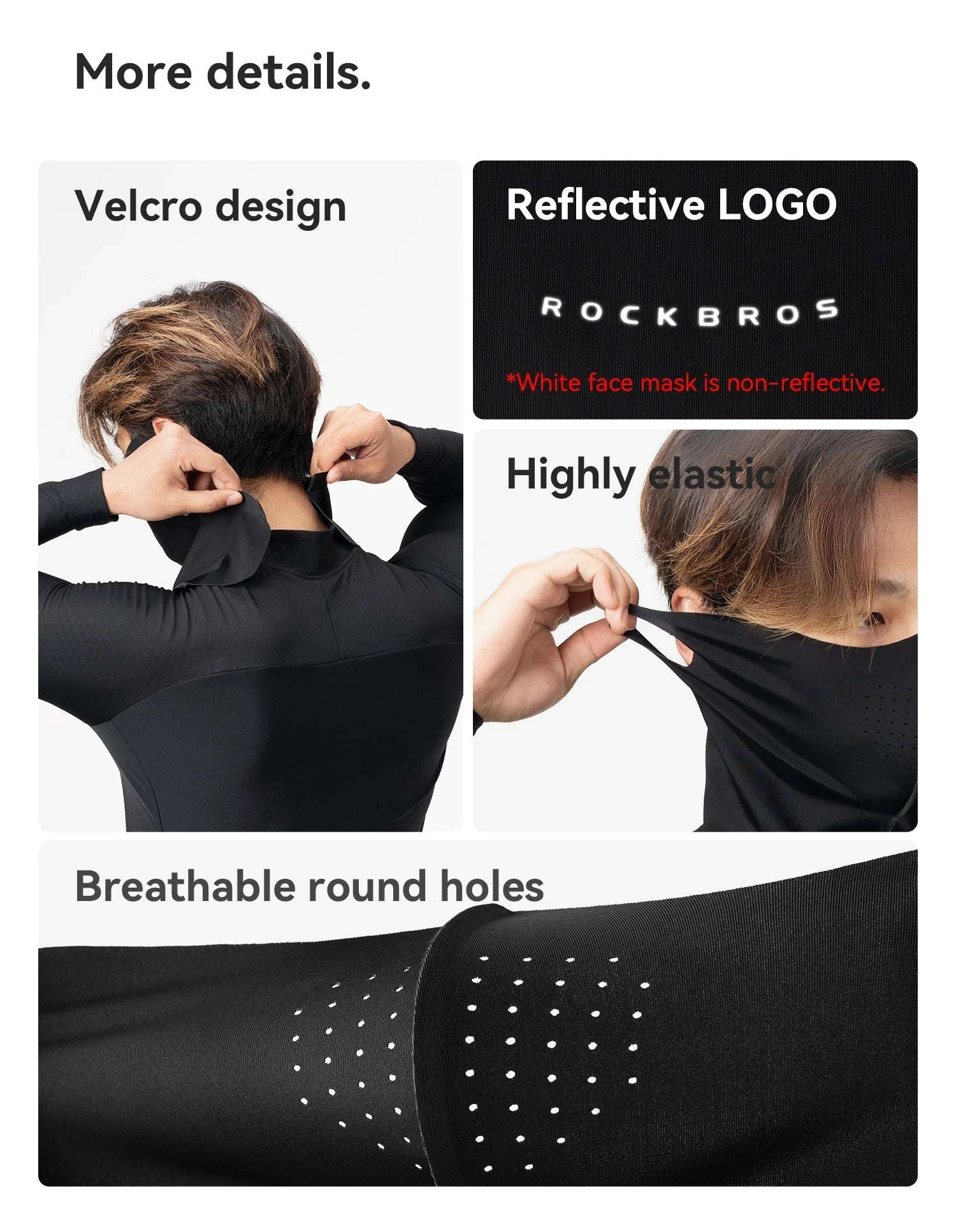 UV Protection Ice Silk Face Scarf Cycling Mask Neck Cover - Image 22