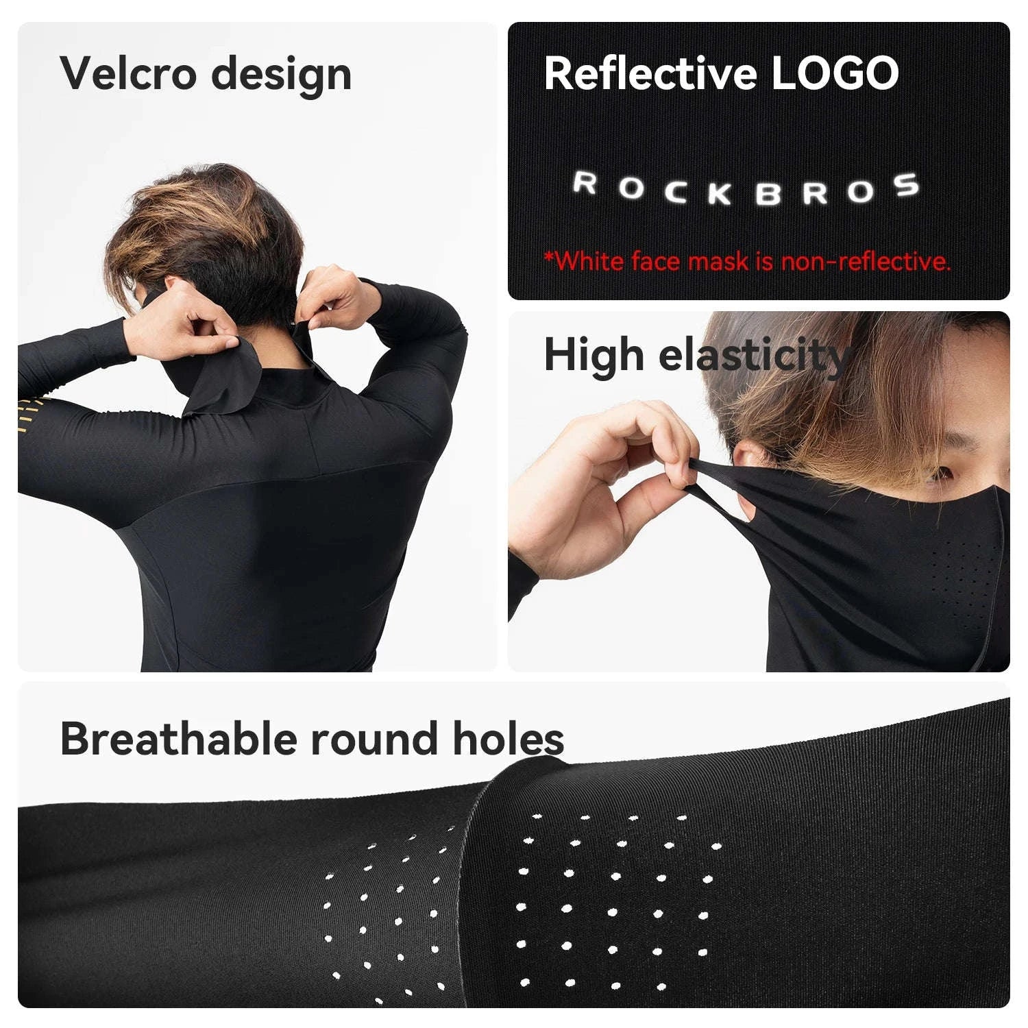 UV Protection Ice Silk Face Scarf Cycling Mask Neck Cover - Image 3
