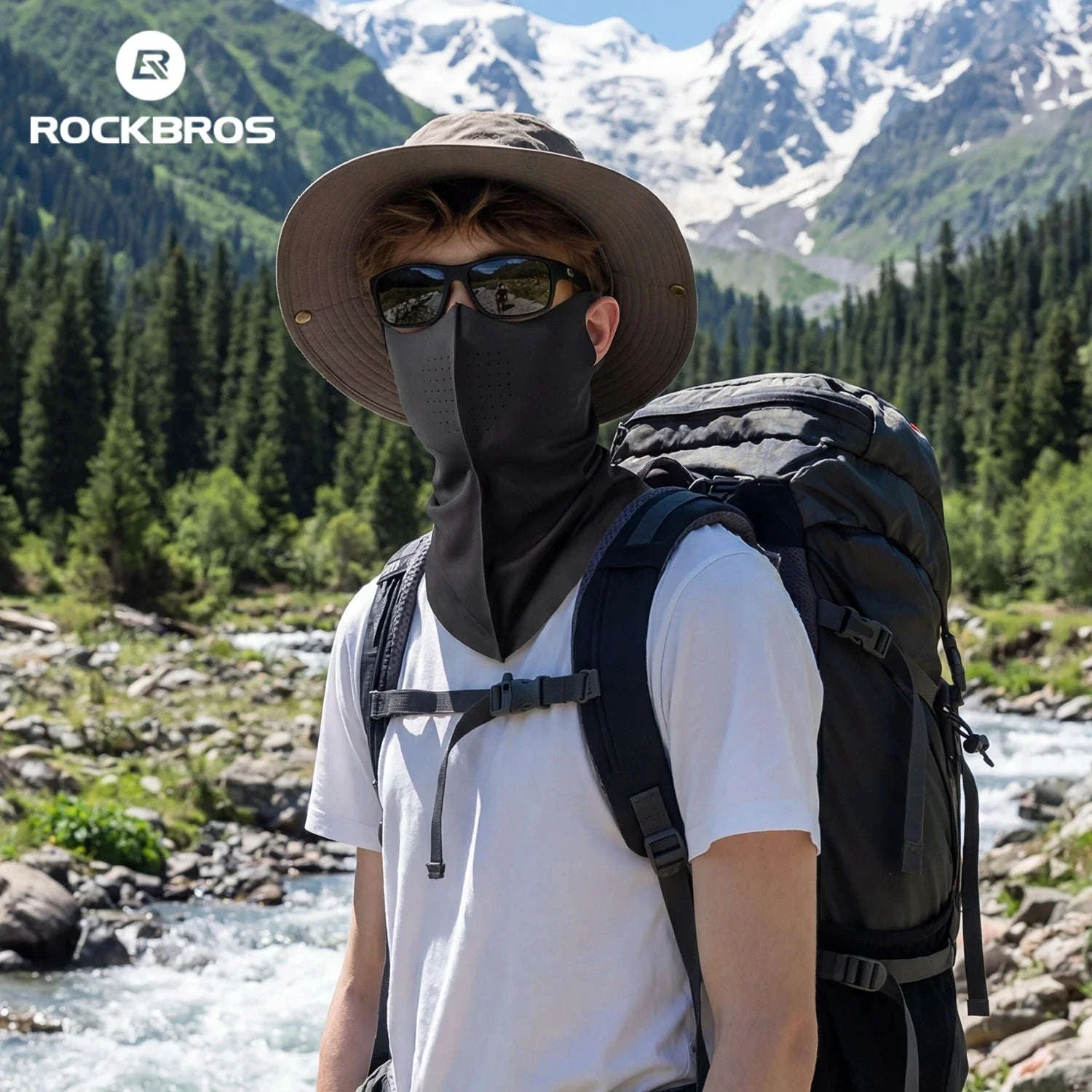 UV Protection Ice Silk Face Scarf Cycling Mask Neck Cover - Image 4