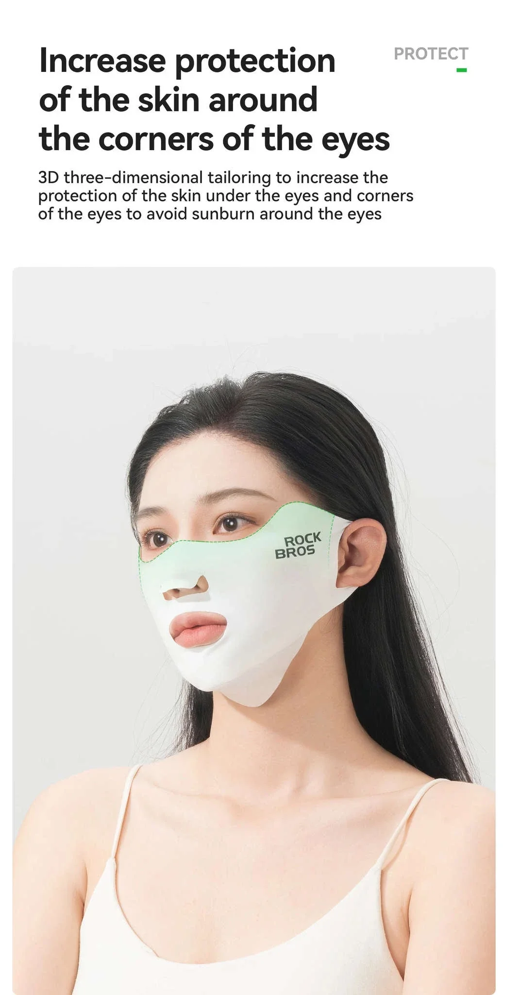 UPF50+ Ice Silk Cycling Face Mask for Sun Protection - Image 17