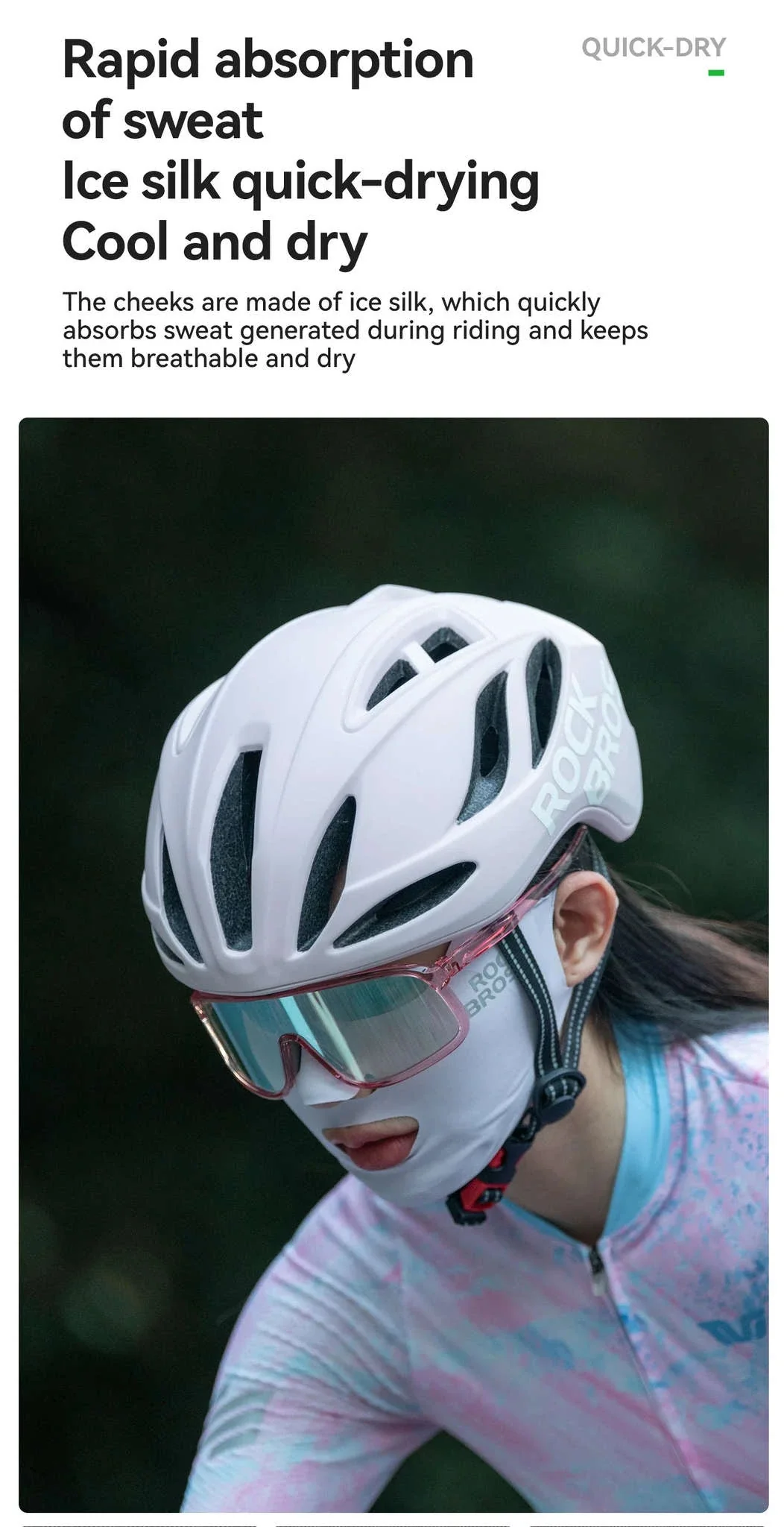 UPF50+ Ice Silk Cycling Face Mask for Sun Protection - Image 20