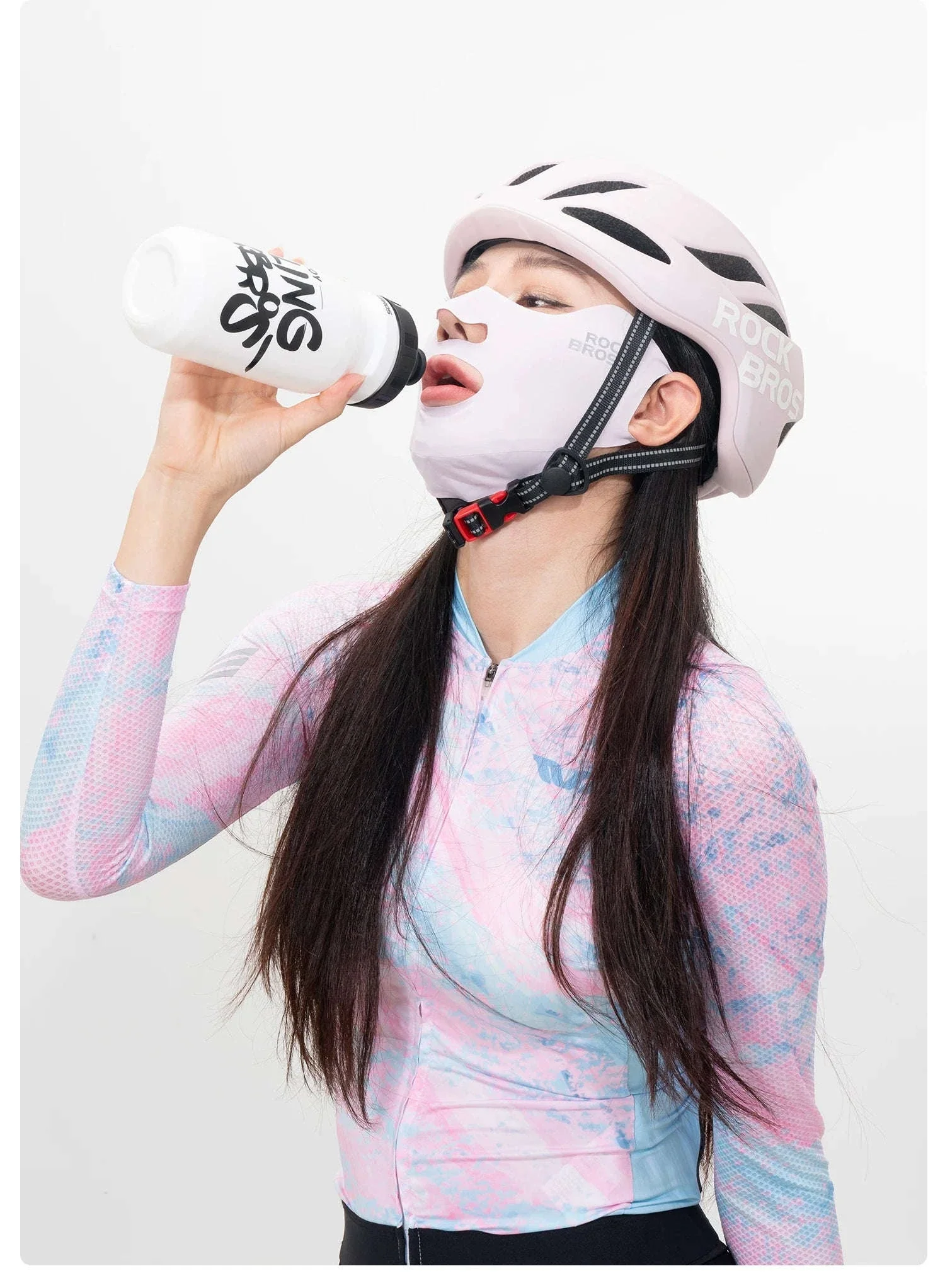 UPF50+ Ice Silk Cycling Face Mask for Sun Protection - Image 25