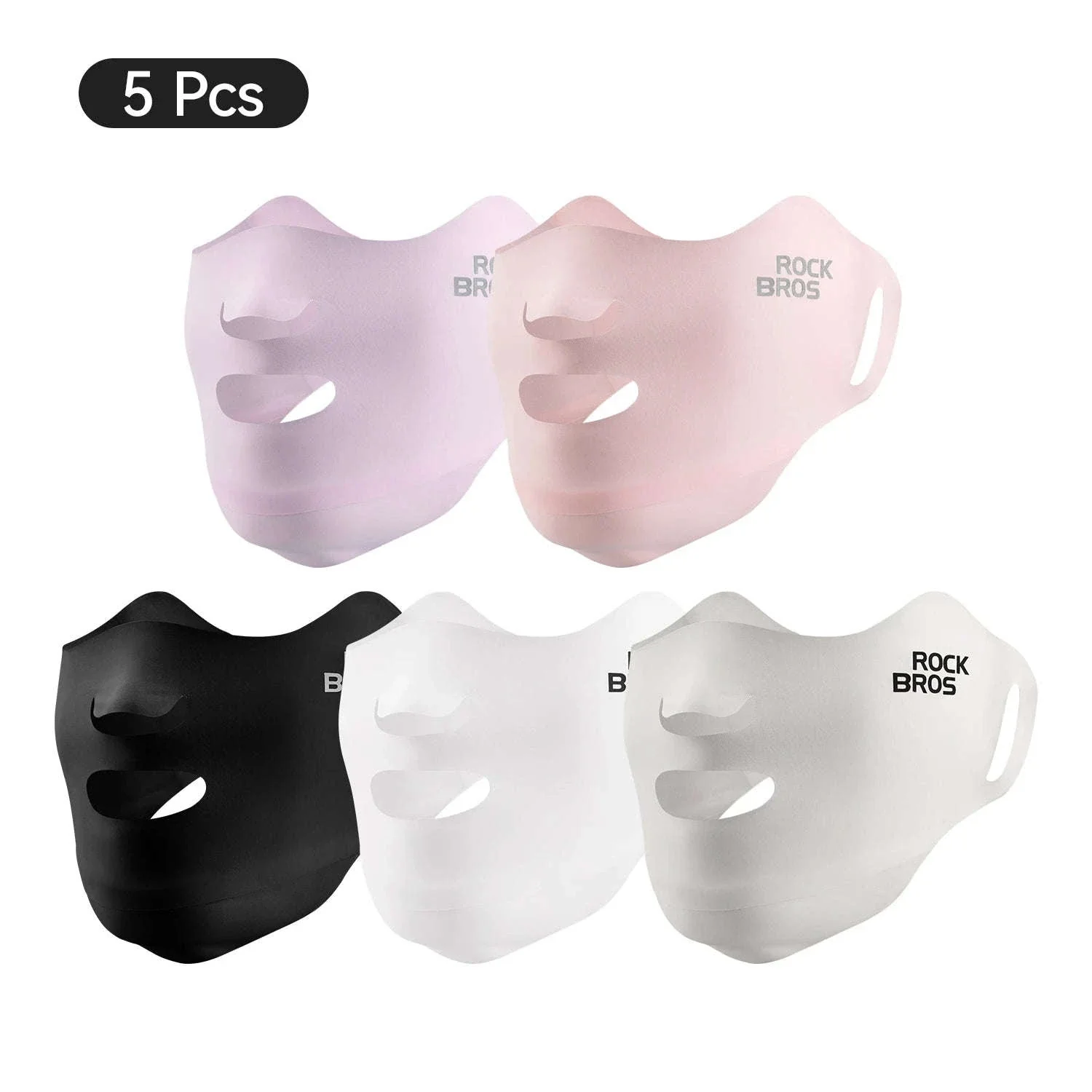UPF50+ Ice Silk Cycling Face Mask for Sun Protection - Image 34