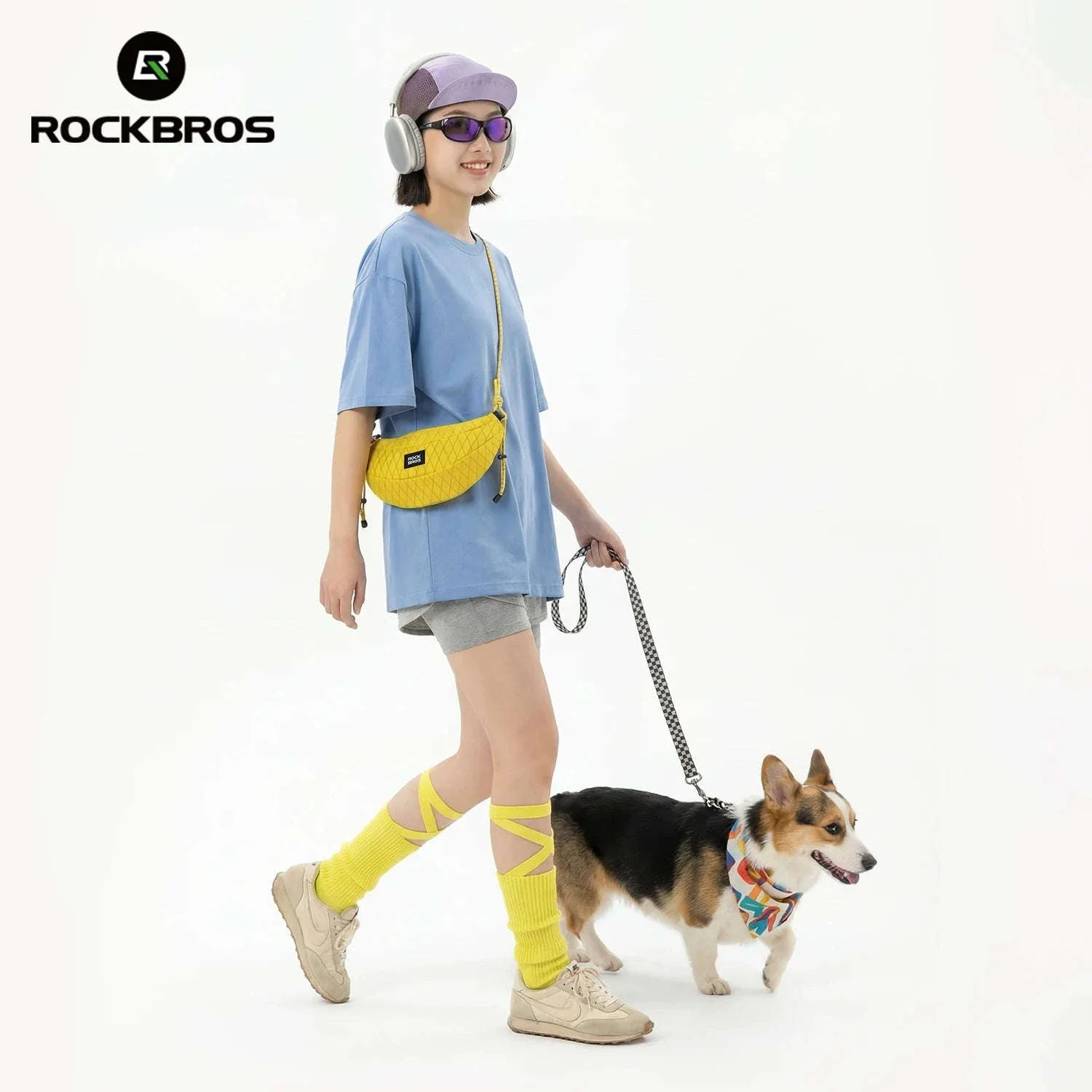 Foldable Waist Belt Bag Nylon Half Moon Travel & Cycling Bag - Image 2