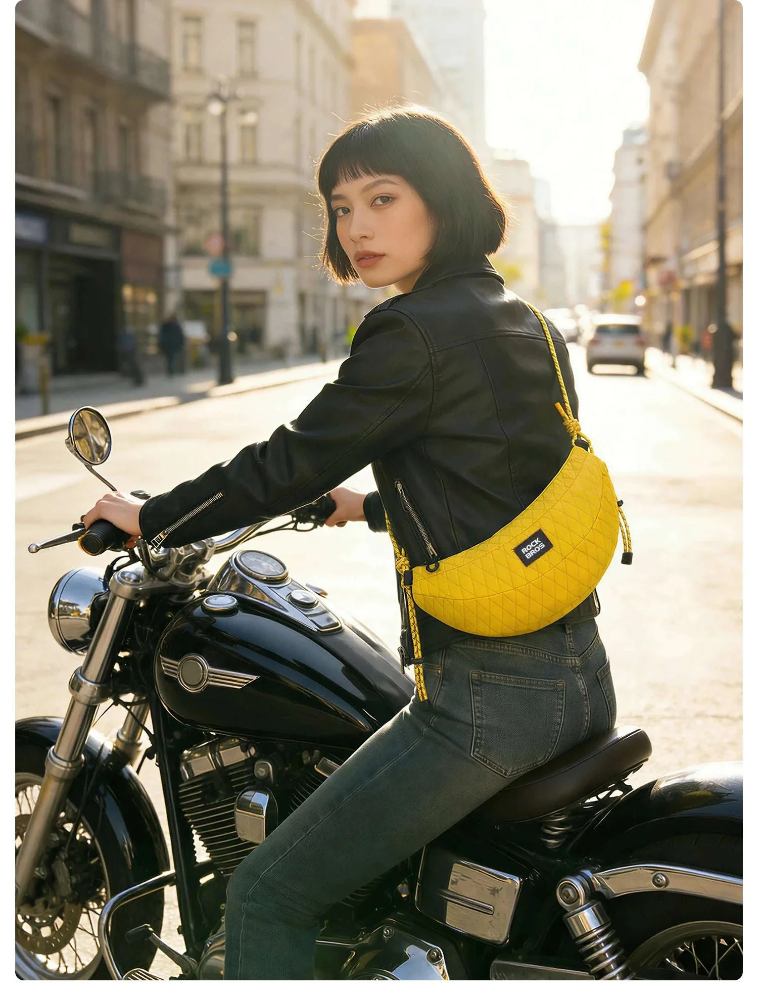 Foldable Waist Belt Bag Nylon Half Moon Travel & Cycling Bag - Image 26