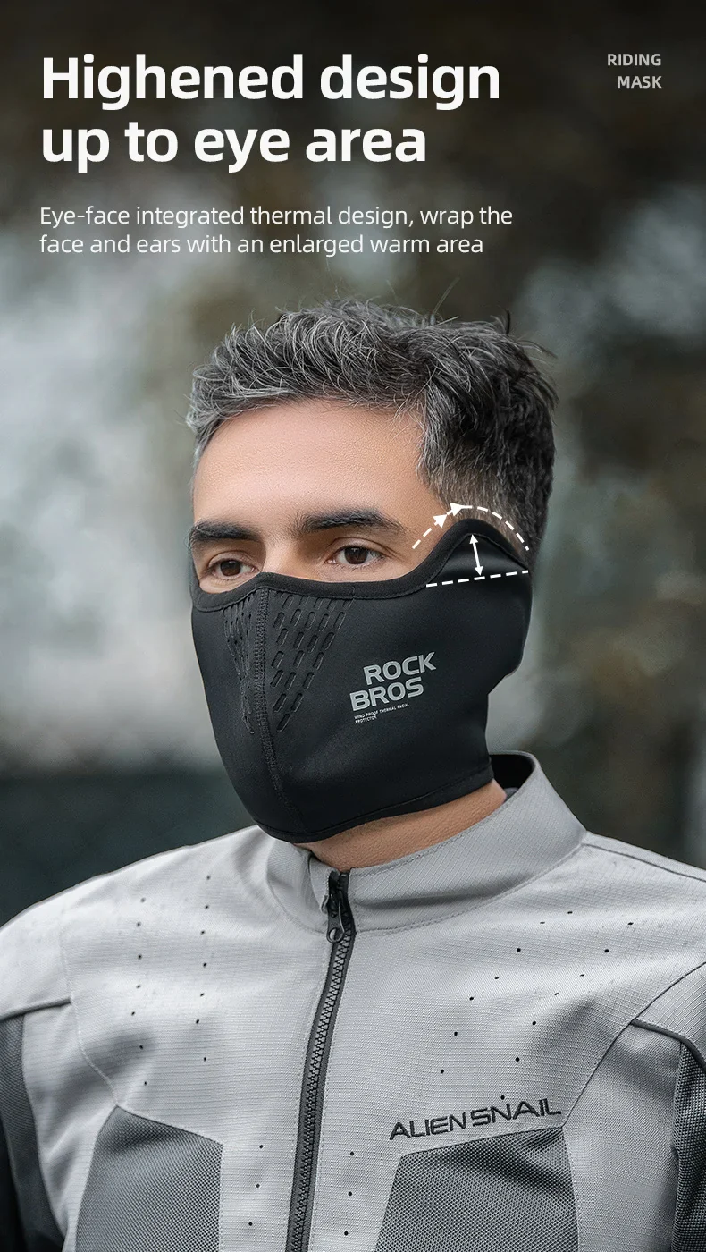 Windproof Fleece Face Mask Balaclava for Cycling & Outdoor Use - Image 16