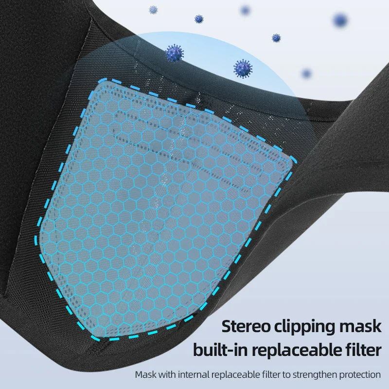 Windproof Fleece Face Mask Balaclava for Cycling & Outdoor Use - Image 3