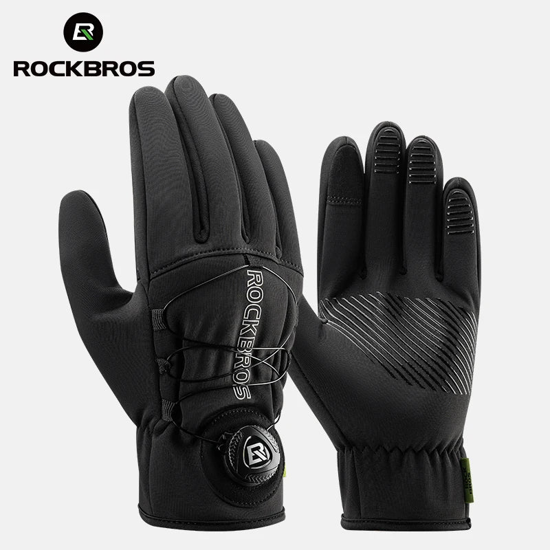 Winter Cycling Gloves Touchscreen Full Finger Warm Anti-Slip Grip - Image 19