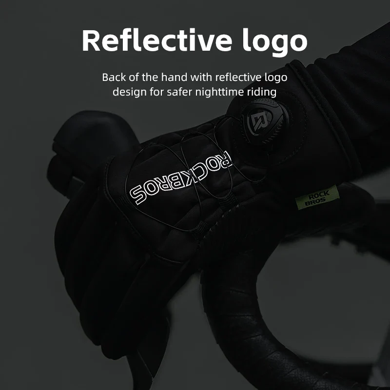 Winter Cycling Gloves Touchscreen Full Finger Warm Anti-Slip Grip - Image 6
