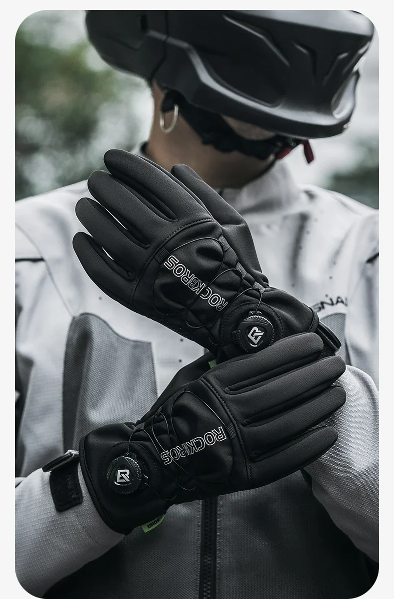 Winter Cycling Gloves Touchscreen Full Finger Warm Anti-Slip Grip - Image 9