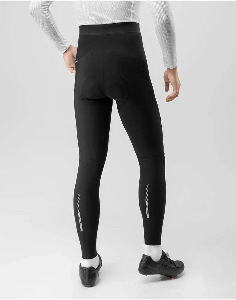 Men’s Winter Cycling Pants Windproof Fleece Trousers with Cushion - Image 21