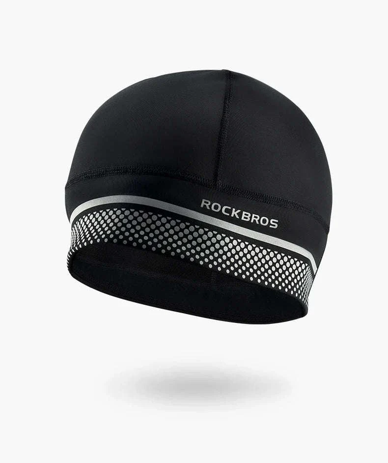 Winter Fleece Cycling Cap Windproof Helmet Liner Thermal Hat - Image 10