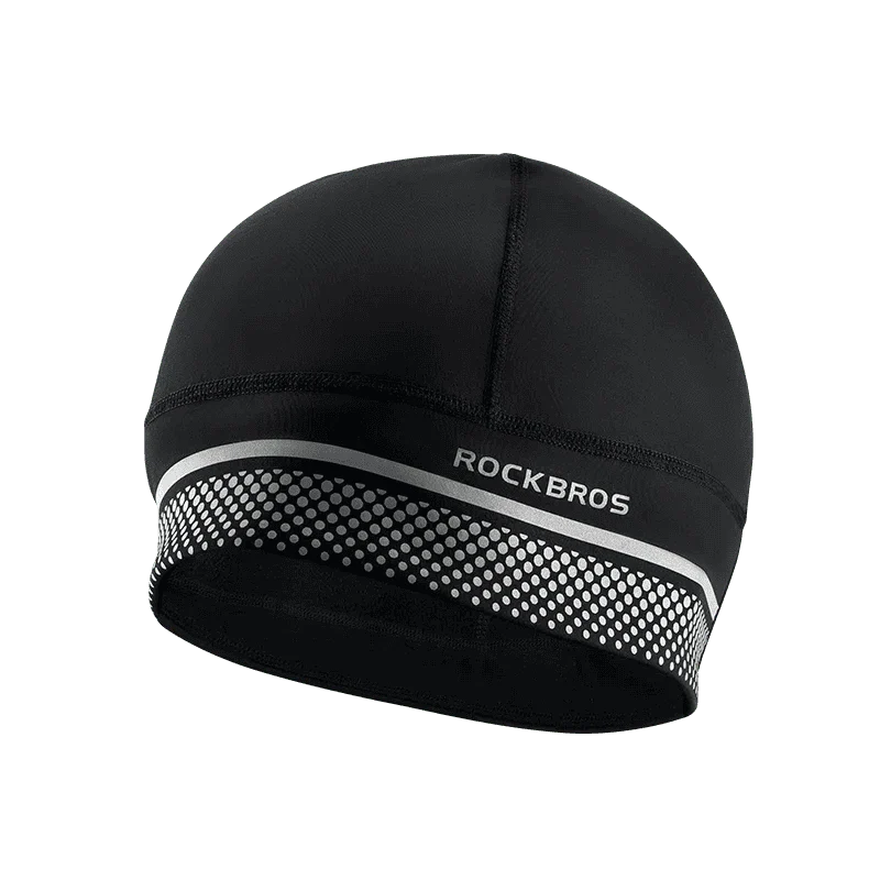 Winter Fleece Cycling Cap Windproof Helmet Liner Thermal Hat - Image 16