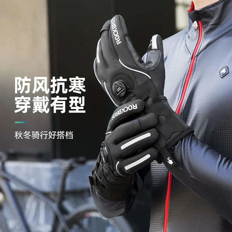Winter Waterproof Thermal Gloves with Touchscreen Grip for Cycling - Image 2