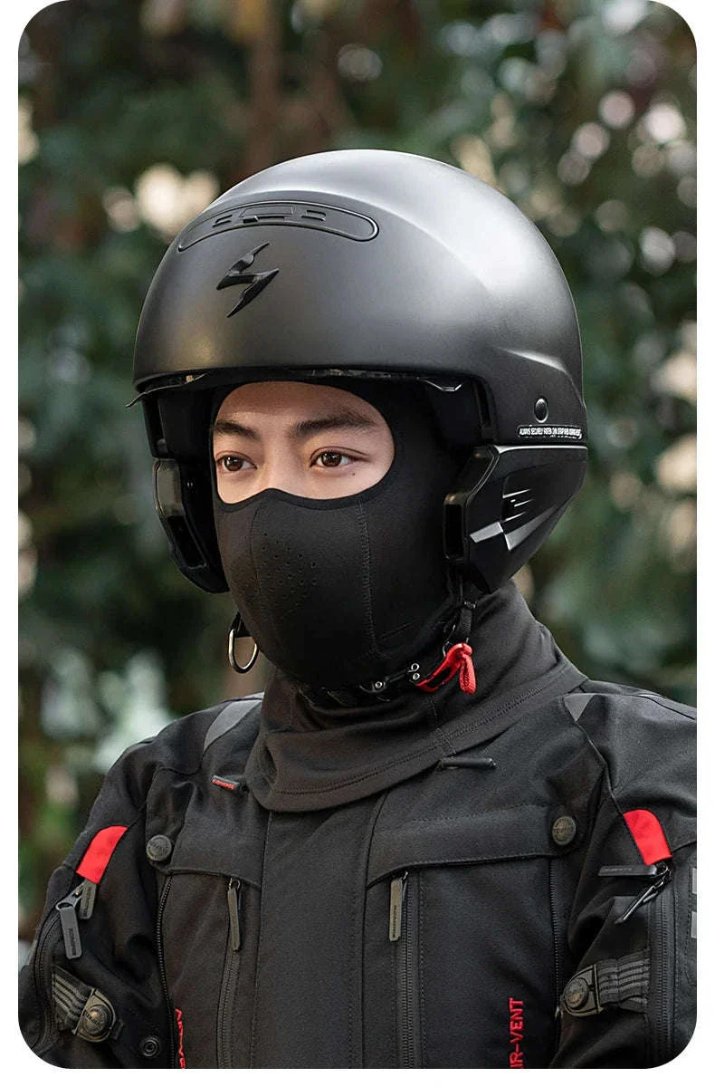 Winter Fleece Balaclava Face Mask with Eyeglass Hole for Cycling & Skiing - Image 13