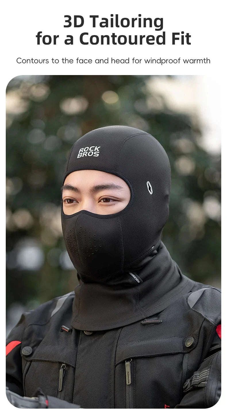 Winter Fleece Balaclava Face Mask with Eyeglass Hole for Cycling & Skiing - Image 15