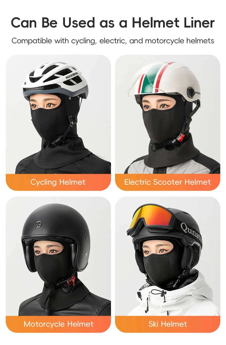 Winter Fleece Balaclava Face Mask with Eyeglass Hole for Cycling & Skiing - Image 16