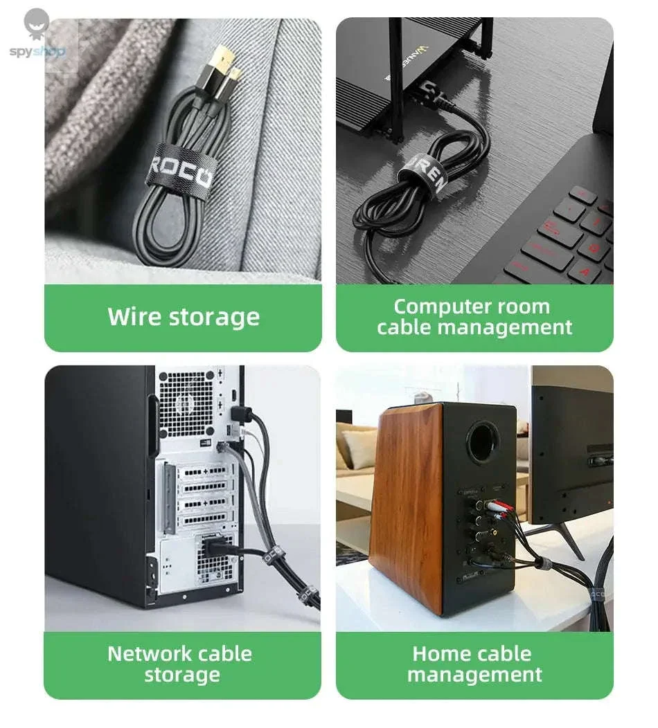 Cable Organizer Wire Winder for Neat Home, Office, and Travel Cords - Image 12
