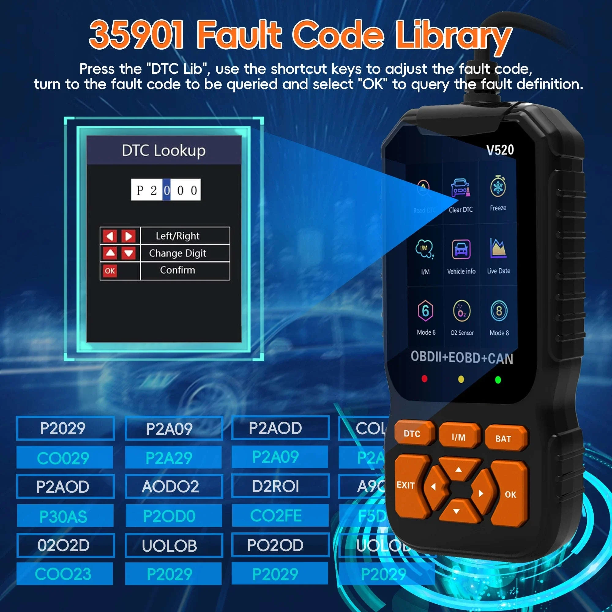 OBD2 Scanner Diagnostic Tool Check Engine Code Reader - Image 10