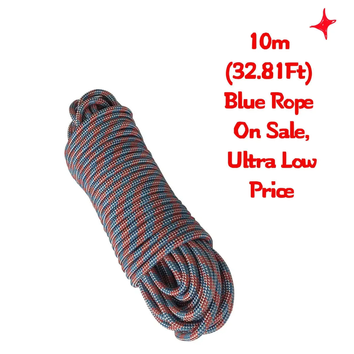 Outdoor Rope 5-50m 9mm Wear-Resistant 700kg - Image 4