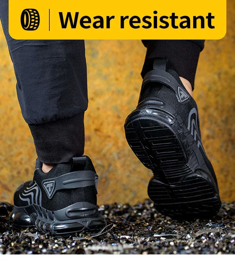 Rotary Button Anti-Impact Work Shoes for Men - Image 14