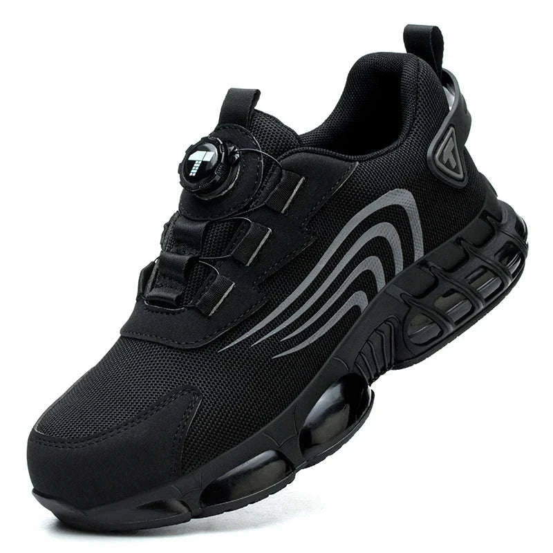 Rotary Button Anti-Impact Work Shoes for Men - Image 21