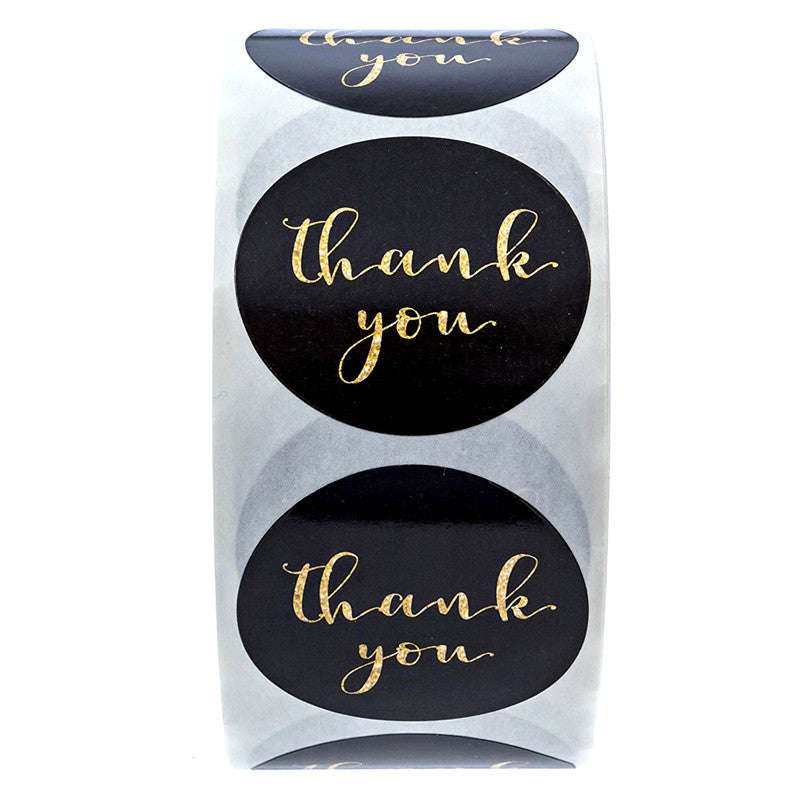 Round Kraft Thank You Stickers, 500pcs Natural Paper Labels - Image 13