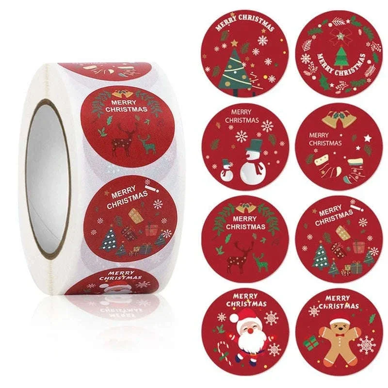 Round Kraft Thank You Stickers, 500pcs Natural Paper Labels - Image 20