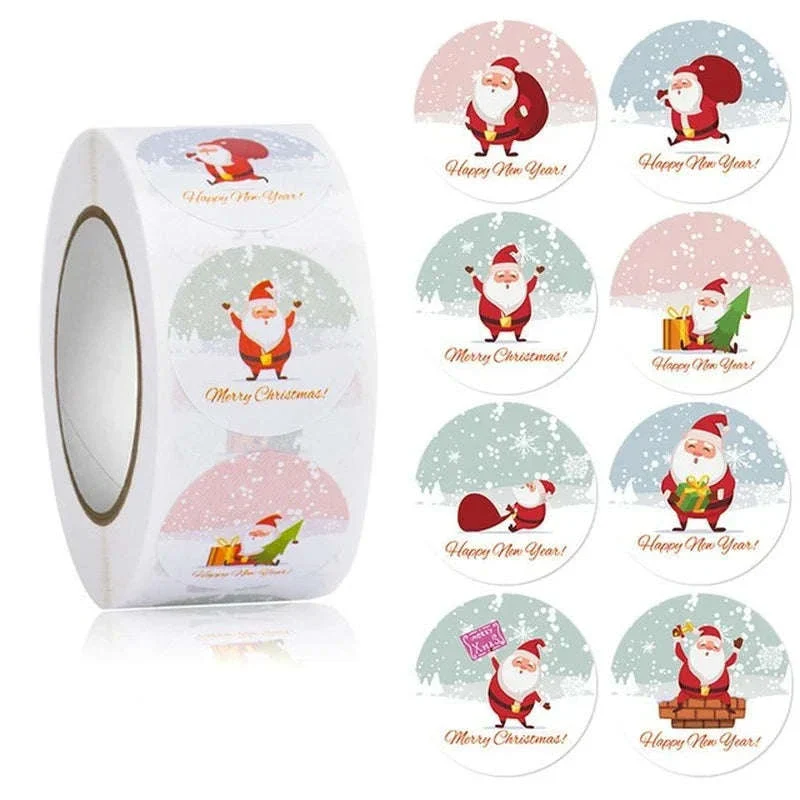 Round Kraft Thank You Stickers, 500pcs Natural Paper Labels - Image 24