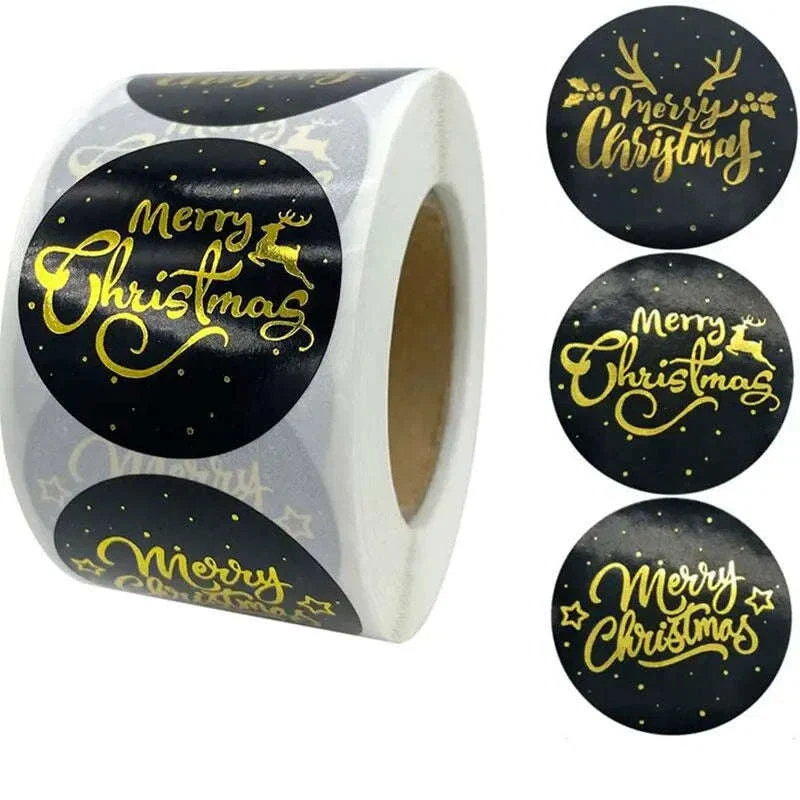 Round Kraft Thank You Stickers, 500pcs Natural Paper Labels - Image 34