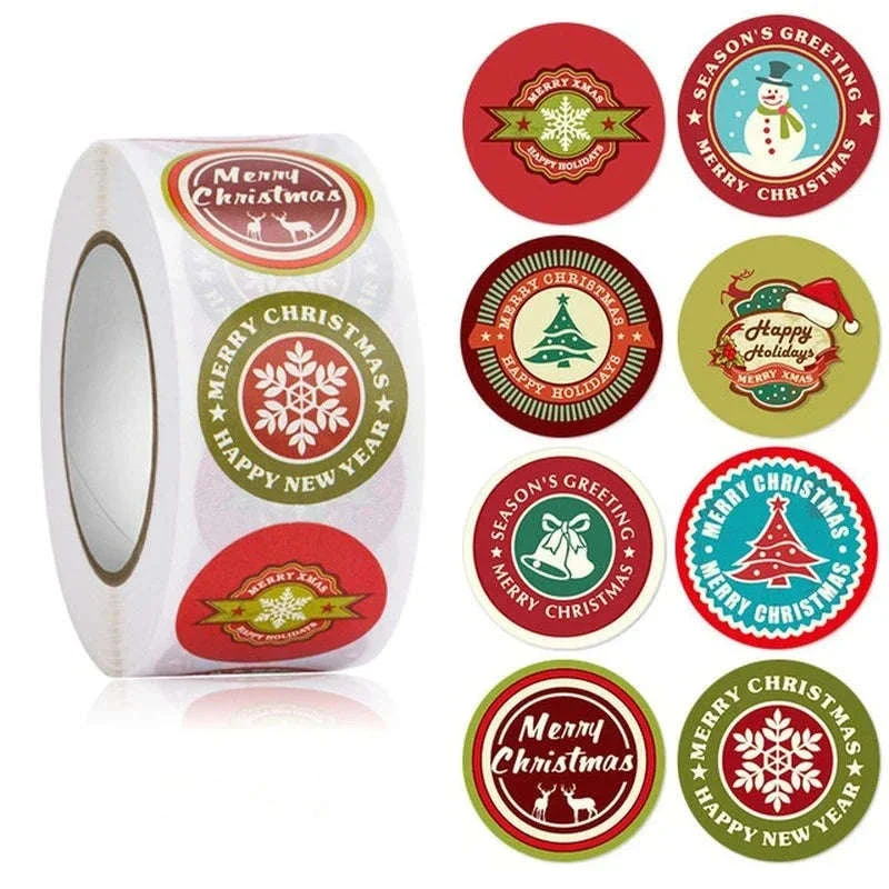 Round Kraft Thank You Stickers, 500pcs Natural Paper Labels - Image 39