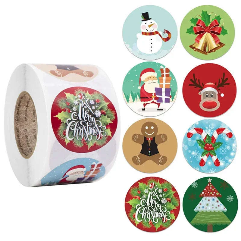 Round Kraft Thank You Stickers, 500pcs Natural Paper Labels - Image 44