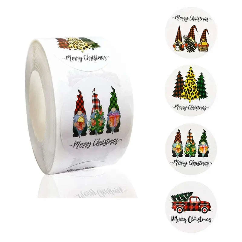Round Kraft Thank You Stickers, 500pcs Natural Paper Labels - Image 45