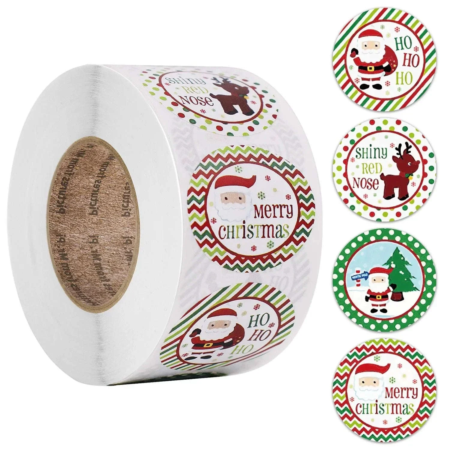 Round Kraft Thank You Stickers, 500pcs Natural Paper Labels - Image 47