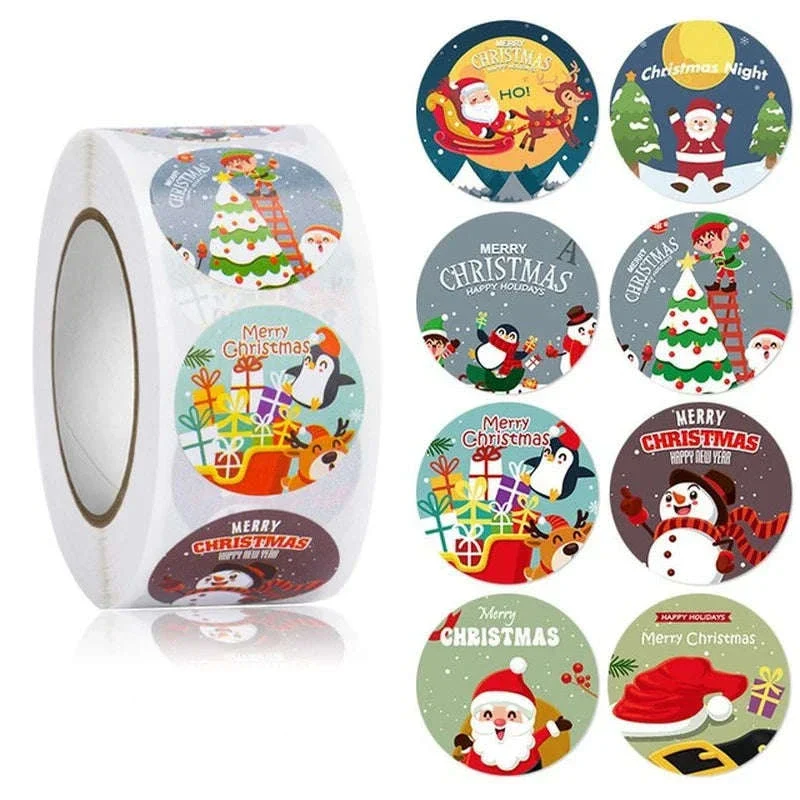 Round Kraft Thank You Stickers, 500pcs Natural Paper Labels - Image 50