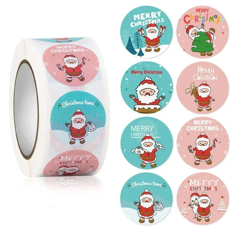 500 Round Kraft Thank You Stickers for Gifts and Packaging - Image 51