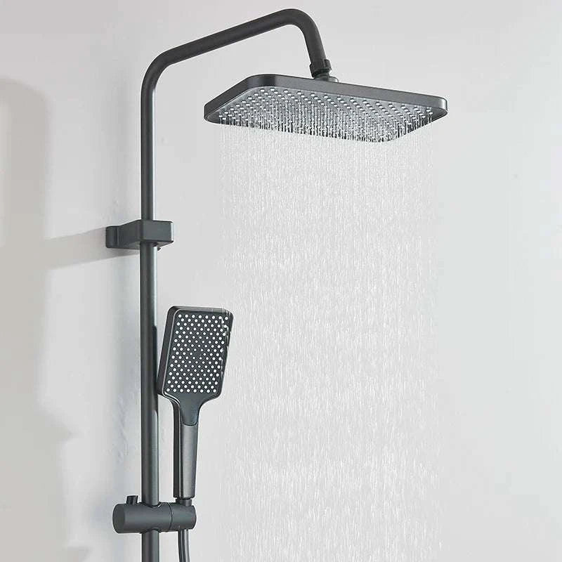 Digital Display Rainfall Shower System with Bidet & Tub Spout - Image 11