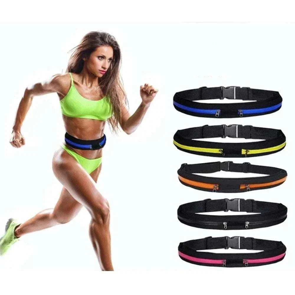 Waterproof Running Waist Pack for Secure, Bounce-Free Storage - Image 13