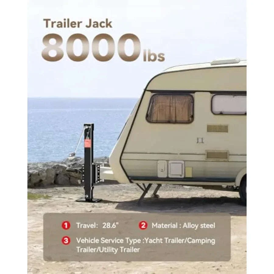 Heavy Duty 8000 lbs Trailer Jack for RV, Boat, Yacht - Image 8