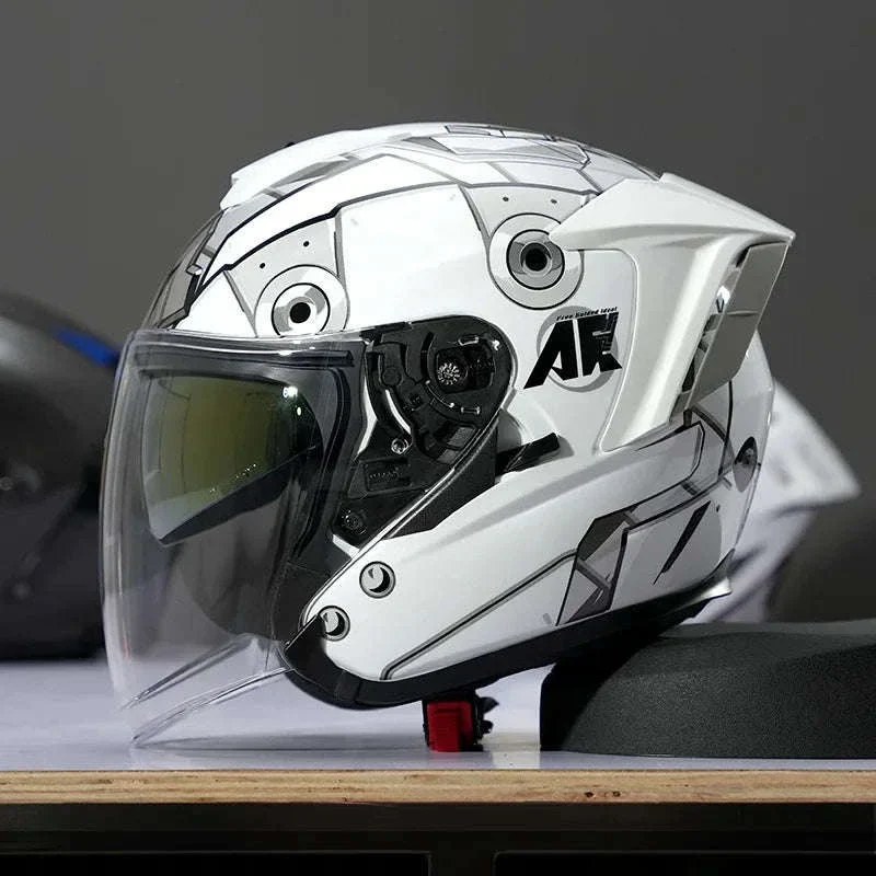 Ryzen RO-5 Unisex Half Motorcycle Helmet - Image 25