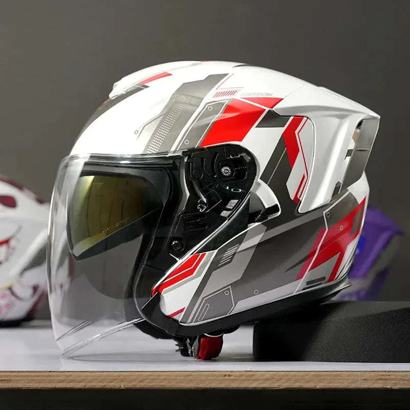 Ryzen RO-5 Unisex Half Motorcycle Helmet - Image 35