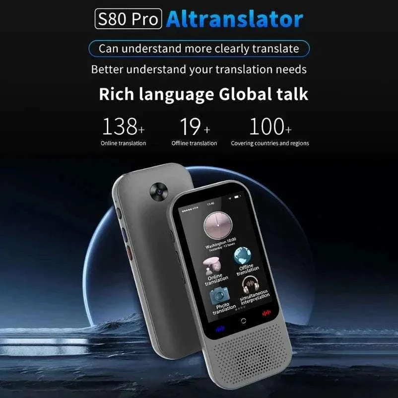 S80 Pro AI Language Translator with 138 Languages - Image 9