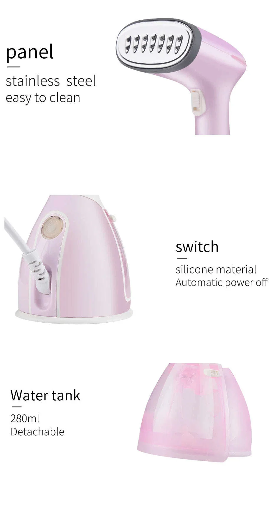 Handheld Garment Steamer 1500W for Wrinkle-Free Clothes - Image 13