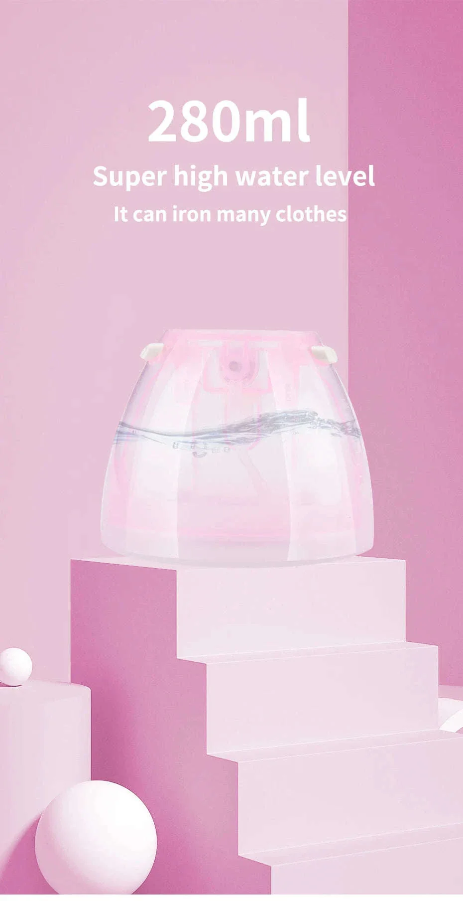 Handheld Garment Steamer 1500W for Wrinkle-Free Clothes - Image 14
