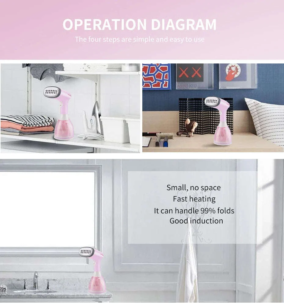 Handheld Garment Steamer 1500W for Wrinkle-Free Clothes - Image 16