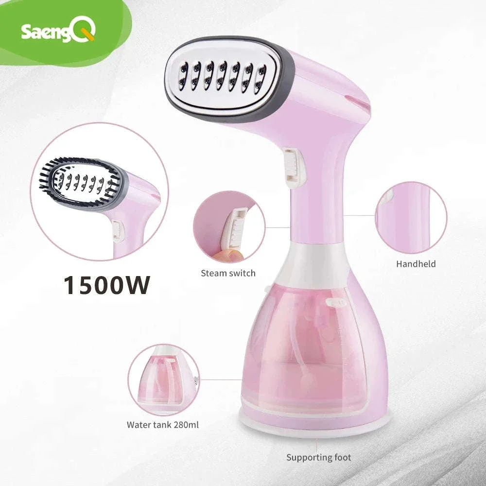 Handheld Garment Steamer 1500W for Wrinkle-Free Clothes - Image 2
