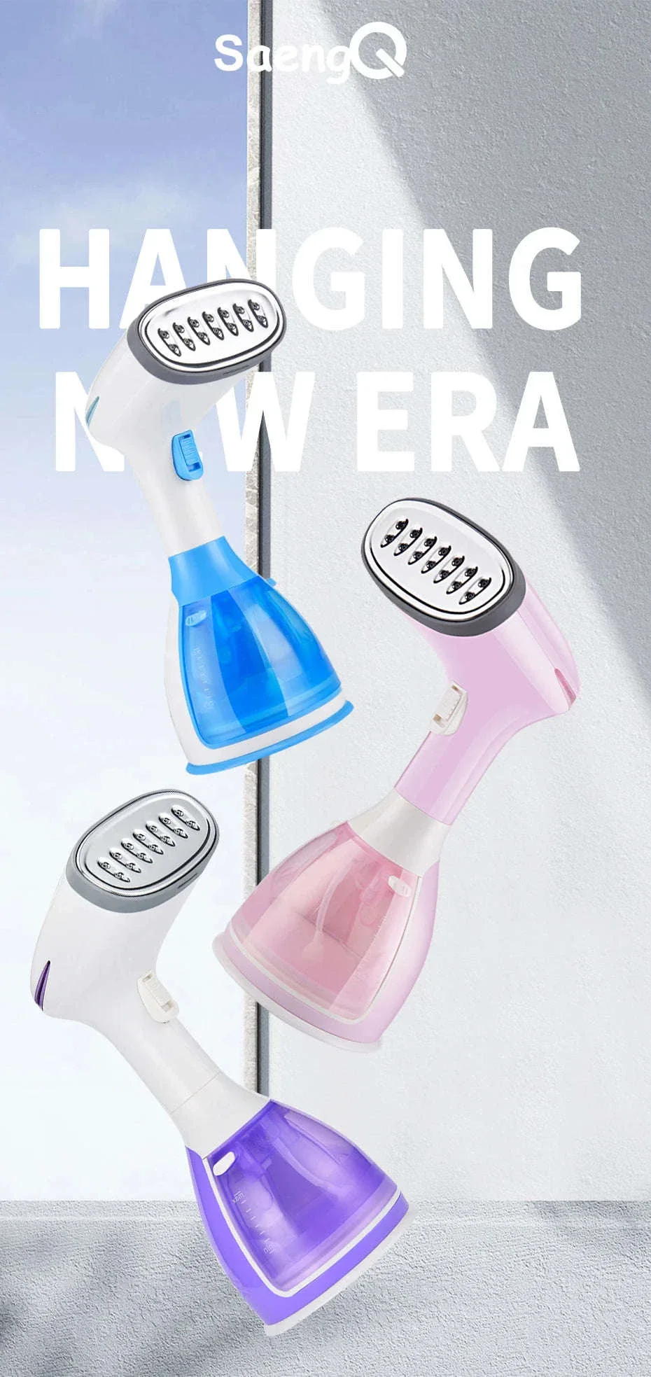 Handheld Garment Steamer 1500W for Wrinkle-Free Clothes - Image 7
